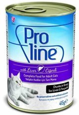 Proline Adult Ciğerli Soslu Yetişkin Yaş Kedi Maması 415 gr