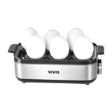 Vestel Inox 6'lı 435 W Çelik İnox Yumurta Haşlayıcı