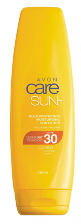 Avon Care Sun+ Shine Renksiz 30 Faktör Tüm Ciltler İçin Yağlı Suya Dayanıklı Vücut Güneş Losyonu 150 ml