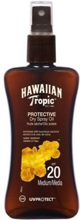 Hawaiian Tropic Hindistan Cevizi Yağı Yoğun 20 Faktör Vücut İçin Bronzlaştırıcı Yağ 200 ml