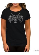 Zepplin Giyim Enslaved Siyah Kadın T-Shirt Xs