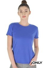 Gabria Kadın Only Kadın Kısa Kol T-Shirt Neon Mavı M