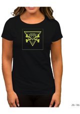 Zepplin Giyim Kesha Siyah Kadın T-Shirt S
