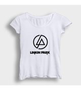 Presmono Kadın Logo Linkin Park T-Shirt Siyah Xs