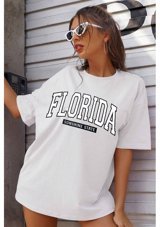 Uyguntarz Unisex Florida Baskılı Tasarım T-Shirt Xl