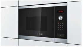 Bosch HMT84G654 Siyah 25 lt Izgaralı Dijital Dokunmatik Ankastre Mikrodalga Fırın