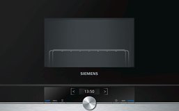 Siemens BE634LGS1 Siyah 21 lt Izgaralı Dijital Dokunmatik Ankastre Mikrodalga Fırın