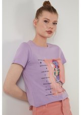 Lela Bayan T-Shirt 6001003 Lila Xs