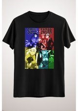 Green Mint Greenmint Unisex Siyah T-Shirt Soul Eater Anime , Evan , Black Star , Maka Albarn , S