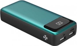 Xipin PX503 10000 mAh Hızlı Şarj Dijital Göstergeli USB & Type C Çoklu Kablolu Powerbank Yeşil