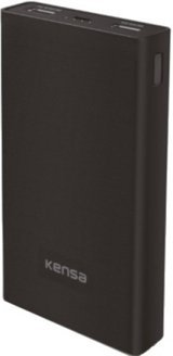 Kensa KP-24 15000 mAh Hızlı Şarj Micro USB Çoklu Kablolu Powerbank Siyah