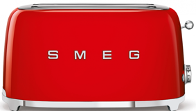 Smeg 50's Style TSF02RDEU 4 Dilim Kırıntı Tepsili Akıllı 1500 W Kırmızı Retro Ekmek Kızartma Makinesi