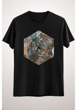 Green Mint Greenmint Unisex Siyah T-Shirt Anime Inspired Busy Streets İn Asia Geometric Abstract 2Xl