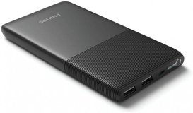 Philips DLP9001N 10000 mAh Hızlı Şarj Micro USB Çoklu Kablolu Powerbank Siyah