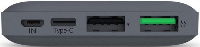 Polosmart PSM71 10000 mAh Hızlı Şarj USB & Type C Çoklu Kablolu Powerbank