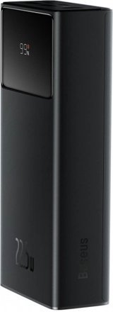 Baseus Star-Lord 30000 mAh Hızlı Şarj Dijital Göstergeli USB & Type C Çoklu Kablolu Powerbank Siyah