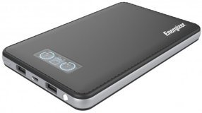 Energizer UE20000 18000 mAh Hızlı Şarj Işıklı Micro USB Çoklu Kablolu Powerbank Siyah