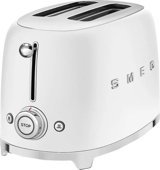 Smeg 50's Style TSF01WHMEU 2 Dilim Kırıntı Tepsili Akıllı 950 W Beyaz Retro Mini Ekmek Kızartma Makinesi