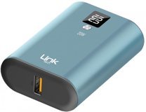 LinkTech P120 10000 mAh Hızlı Şarj Dijital Göstergeli USB & Type C Çoklu Kablolu Powerbank