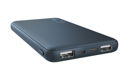 Trust Primo 10000 mAh Hızlı Şarj USB & Type C Çoklu Kablolu Powerbank Mavi