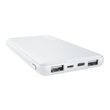 Trust Primo 10000 mAh Hızlı Şarj USB & Type C Çoklu Kablolu Powerbank Beyaz