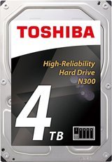 Toshiba N300 HDWQ140UZSVA 4 TB 3.5 İnç 7200 RPM 128 MB SATA 3.0 PC Harddisk