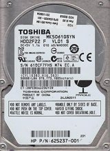 Toshiba MK5061GSYN 500 GB 2.5 İnç 5400 RPM SATA 3.0 Laptop Harddisk