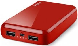 Ttec ReCharger 10000 mAh Hızlı Şarj Micro USB Çoklu Kablolu Powerbank Kırmızı
