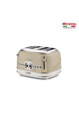 Ariete Vintage 156 2 Dilim Kırıntı Tepsili Telli 1600 W Bej Mini Ekmek Kızartma Makinesi