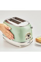 Ariete Vintage 155 2 Dilim Kırıntı Tepsili Telli 810 W Yeşil Mini Ekmek Kızartma Makinesi