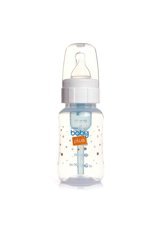 Baby&Plus BYP-294 Polipropilen Gaz Yapmayan Antikolik Kulpsuz 0-6 Ay Beyaz Yuvarlak Uçlu Bebek Biberon 150 ml