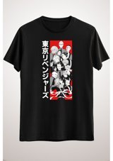 Green Mint Greenmint Unisex Siyah T-Shirt Tokyo Revengers Anime Shirt Japanese Clothing Manga 2Xl