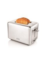 Schafer Küchenchefs 2 Dilim Kırıntı Tepsili 925W Krem Mini Ekmek Kızartma Makinesi