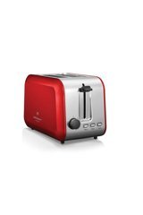 Arzum AR2018 Krispo 2 Dilim Kırıntı Tepsili 750 W Kırmızı Mini Ekmek Kızartma Makinesi
