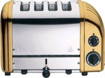 Dualit Classic 47391 4 Dilim Kırıntı Tepsili 2200 W Sarı Vintage Ekmek Kızartma Makinesi