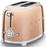 Smeg 50's Style TSF01RGEU 2 Dilim Kırıntı Tepsili Akıllı 950 W Rosegold Retro Mini Ekmek Kızartma Makinesi