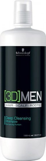 Schwarzkopf 3D Men Arındırıcı Tüm Saçlar İçin Erkek Şampuanı 1000 ml