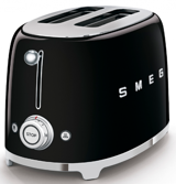 Smeg 50's Style TSF01BLEU 2 Dilim Kırıntı Tepsili Akıllı 950 W Siyah Retro Mini Ekmek Kızartma Makinesi