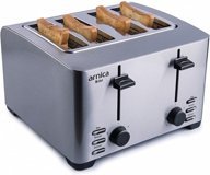 Arnica Kıtır 4 Dilim Kırıntı Tepsili Akıllı 1500 W İnox Ekmek Kızartma Makinesi