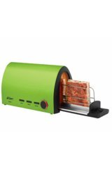 Arzum AR232 Fırrın 2 Dilim Kırıntı Tepsili Telli Akıllı 950 W Yeşil Mini Ekmek Kızartma Makinesi