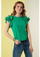 Lela Bayan T-Shirt 5864500 Yeşil M
