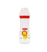 Fisher Price FP-FBP002 Polipropilen Gaz Yapmayan Antikolik Kulpsuz 6+ Ay Desenli Renkli Yuvarlak Uçlu Bebek Biberon 250 ml