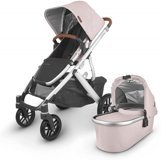 Uppababy Vista V2 Çift Yönlü Katlanabilir 360 Derece Dönen Tam Yatar Travel Sistem Bebek Arabası Pembe