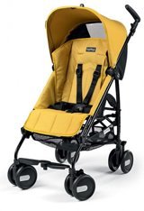 Peg Perego Pliko Mini Classic Katlanabilir Tek Elle Kapanan 360 Derece Dönen Tam Yatar Kabin Tipi Puset Bebek Arabası Sarı