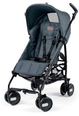 Peg Perego Pliko Mini Classic Katlanabilir Tek Elle Kapanan 360 Derece Dönen Tam Yatar Kabin Tipi Puset Bebek Arabası Lacivert