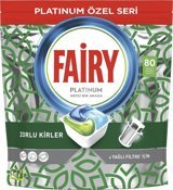 Fairy Platinum Hepsi Bir Arada Tablet Bulaşık Makinesi Deterjanı 80 Adet