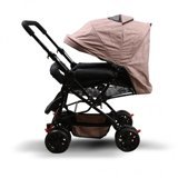 Esy Baby Comfort Gold Çift Yönlü Katlanabilir 360 Derece Dönen Tam Yatar Puset Bebek Arabası Pembe