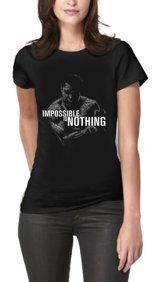 Art T-Shirt Muhammad Alı Impossıble Is Nothıng Desıgn Kadın T-Shirt L