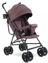 Babyhope SC-100 Katlanabilir 360 Derece Dönen Kabin Tipi Baston Bebek Arabası Pembe