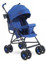 Babyhope SC-100 Katlanabilir 360 Derece Dönen Kabin Tipi Baston Bebek Arabası Mavi